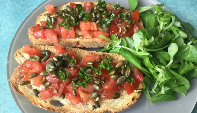 Bruschettas végétariennes