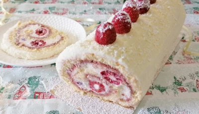 Bûche chocolat /framboises