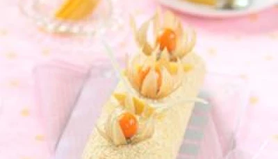 bûche légere à la mangue