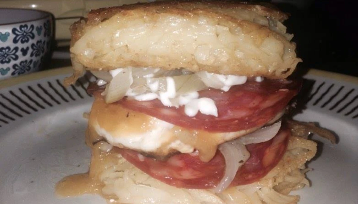 Burger façon galettes de pommes de terre