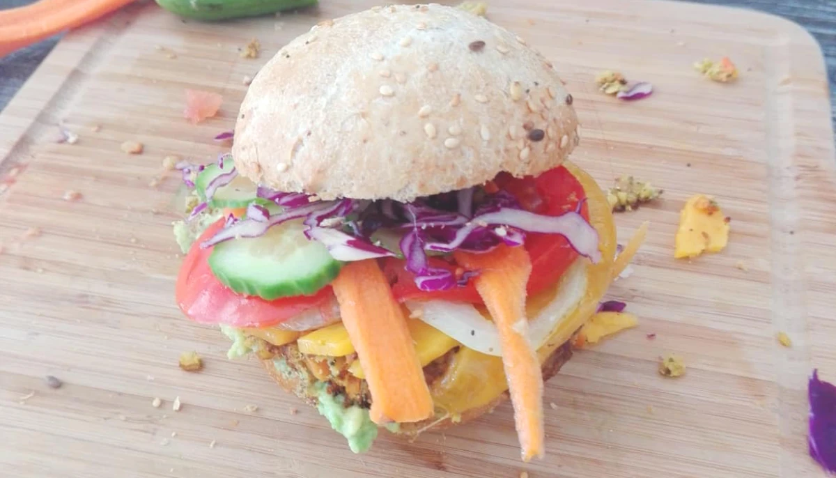 Burger végétarien !! A tomber par terre !