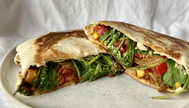 Burrito aux lentilles