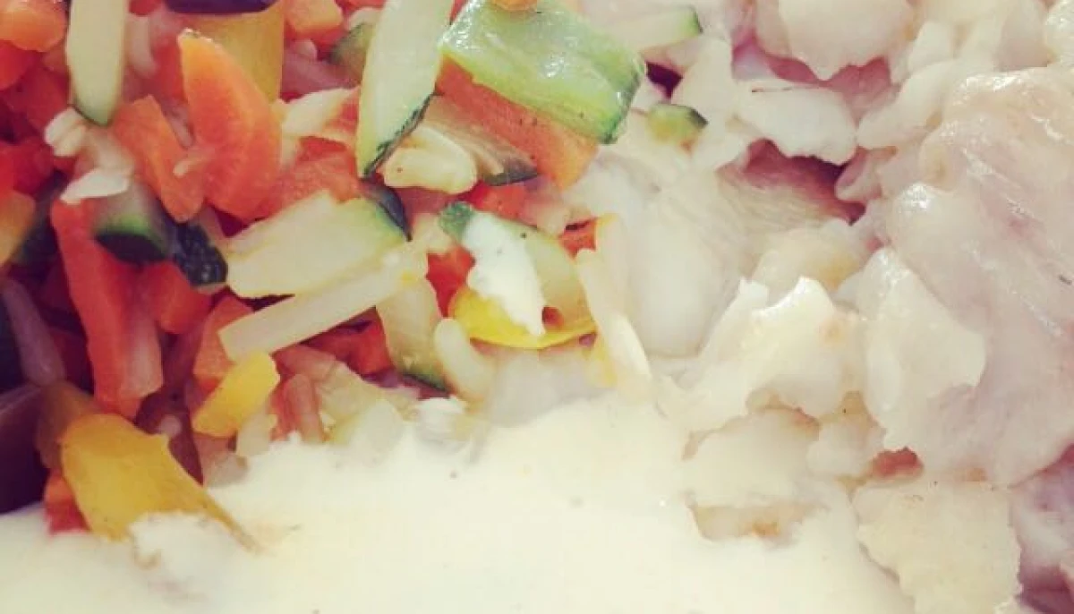 Cabillaud et poele de legume asiatique