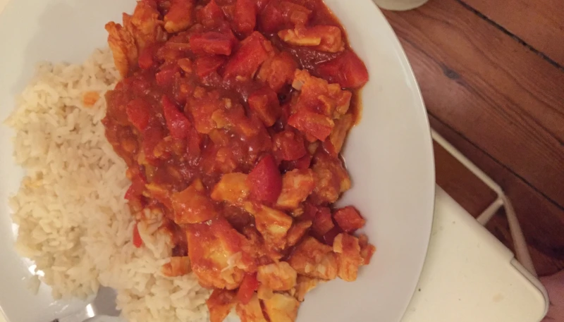 Cabillaud sauce tomate