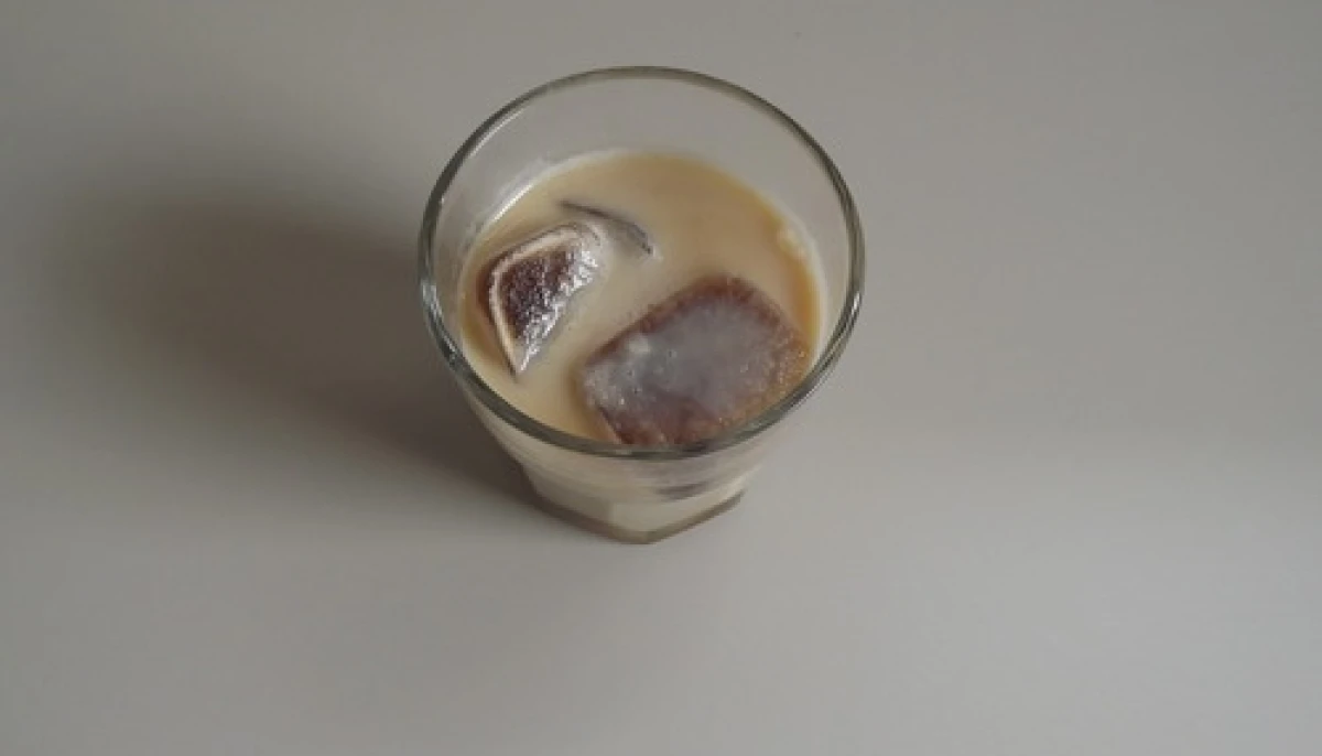 Café latté glacé
