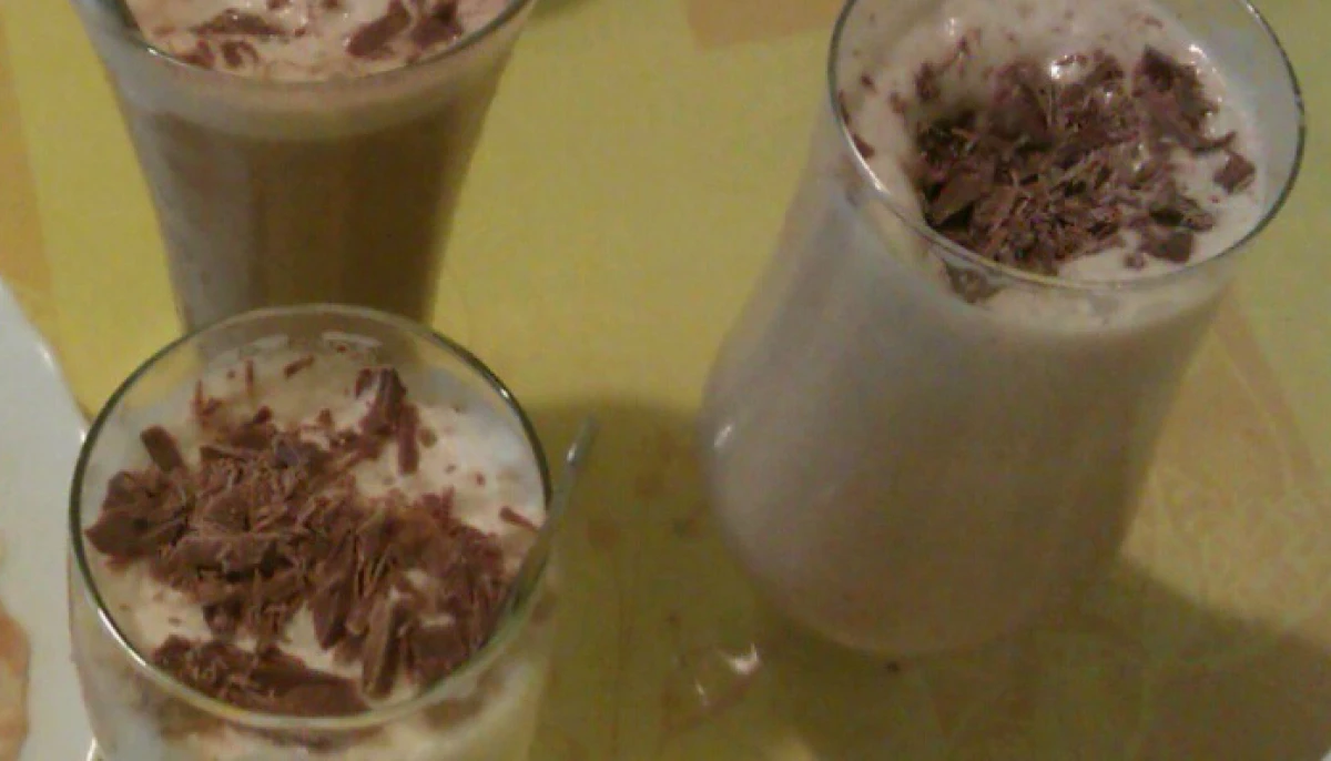 Café latté glacé express