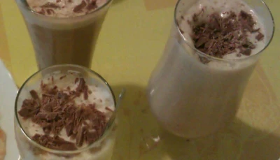 Café latté glacé express