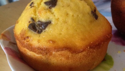 Cake à l'orange et pépites de chocolat