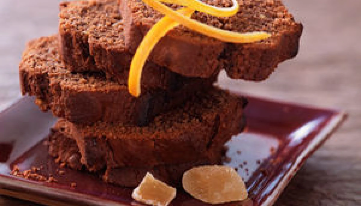 cake au chocolat& gingembre ( spécial st Valentin)