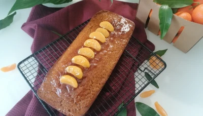 Cake au miel et aux clémentines corses