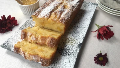 Cake aux pommes et lait ribot