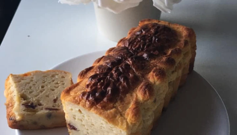 Cake aux raisins secs et cranberries