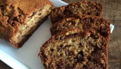 Cake banane chocolat