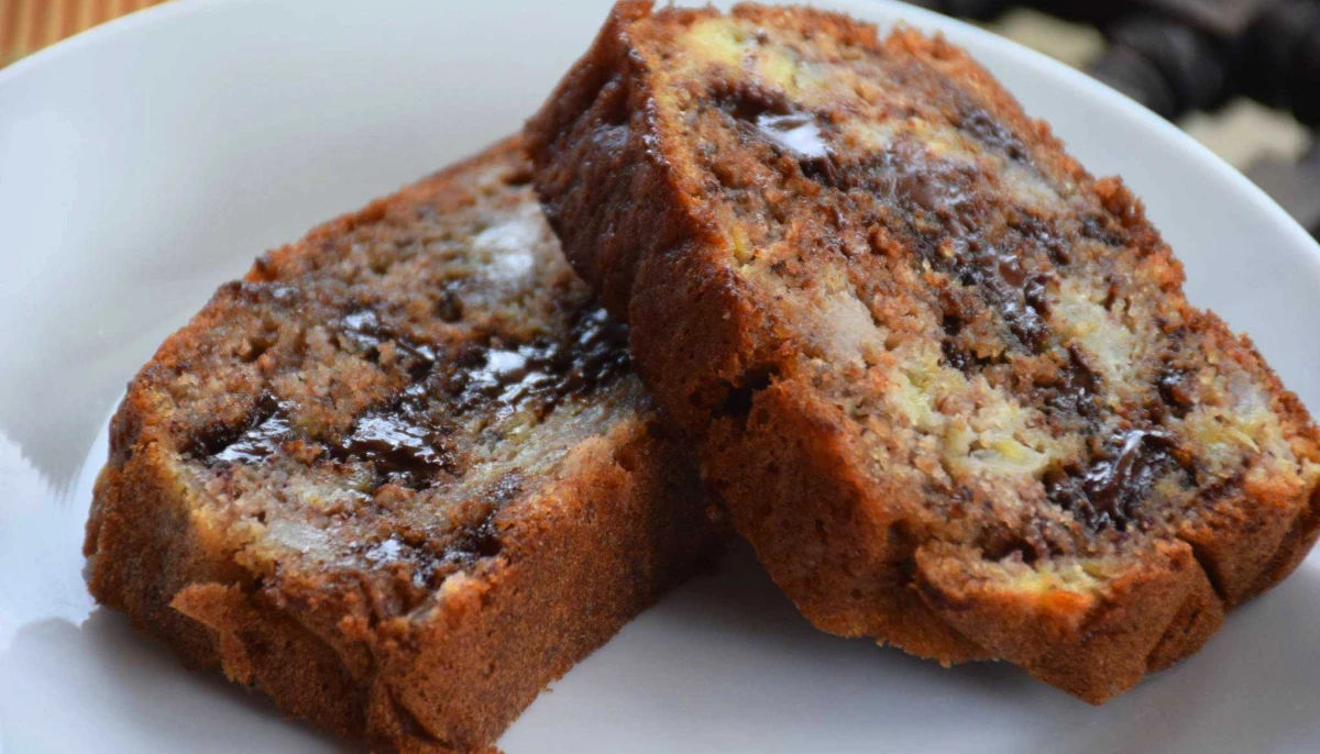 Cake fondant chocolat banane