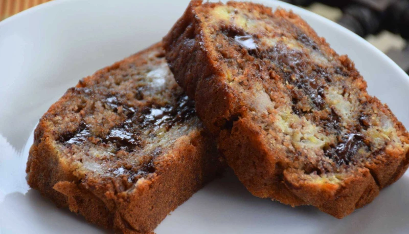 Cake fondant chocolat banane