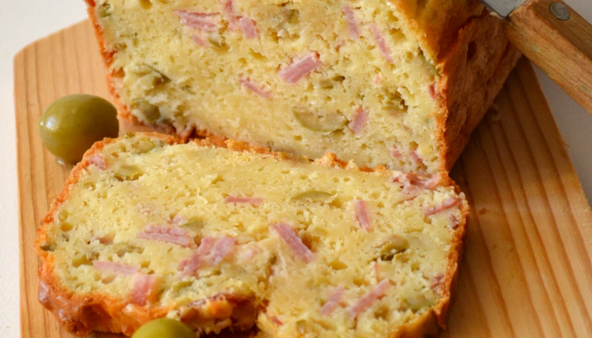 Cake jambon et olives !