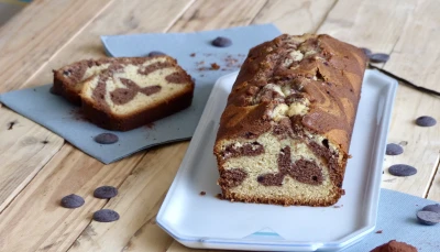 Cake marbré ultra moelleux