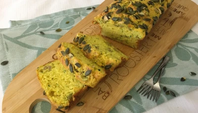 Cake salé à la courgette