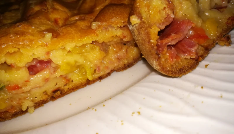 Cake Tomate/Poivron/Chorizo