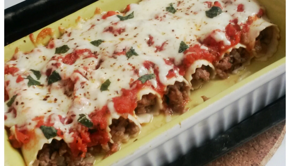 Cannellonis - sauce tomate basilic