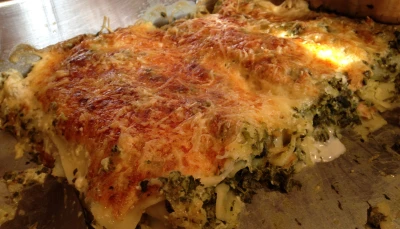 Cannellonis trop bon, aux épinards et saumon