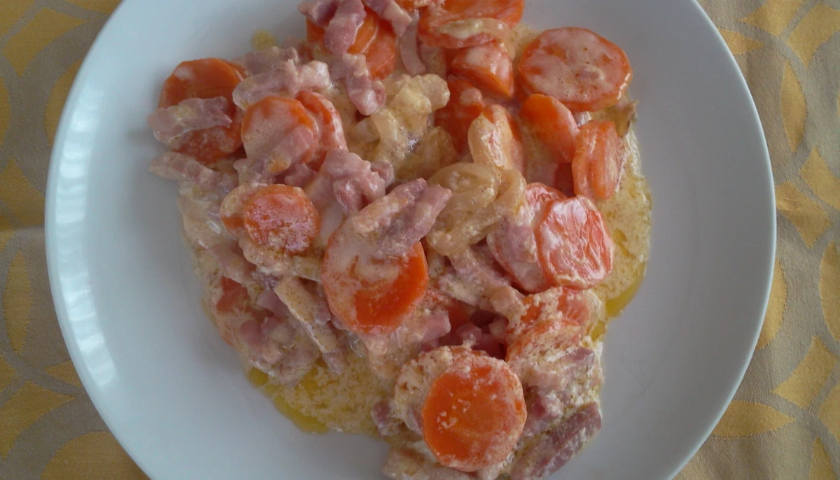 Carottes à la carbonara