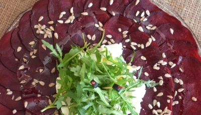 Carpaccio de betteraves