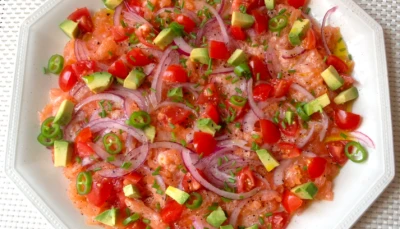 Carpaccio de saumon by Candyscook