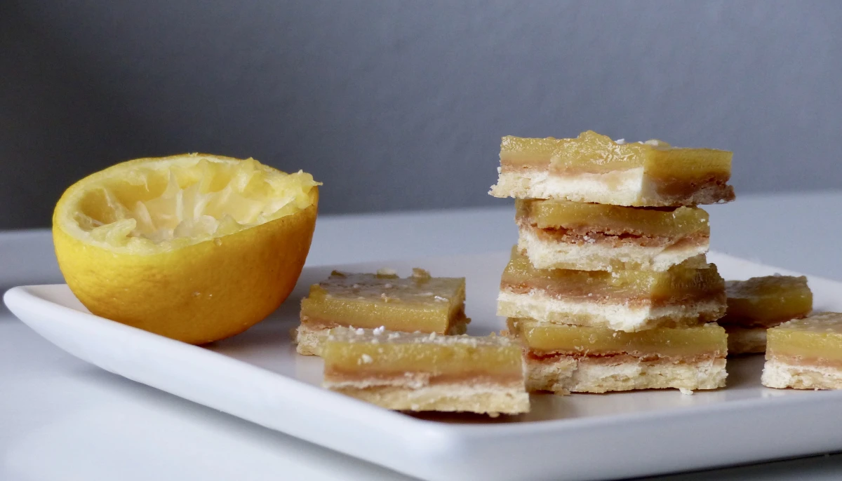 Carrés au citron