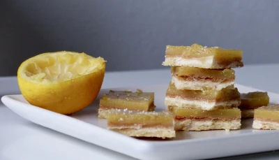Carrés au citron