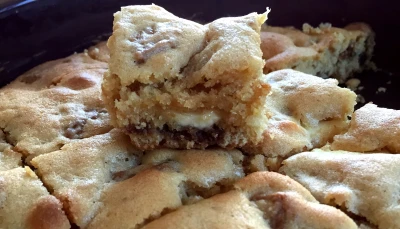 Carrés au spéculoos et chocolat blanc