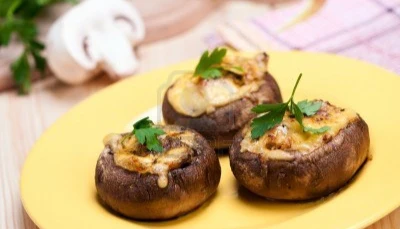 Champignons à la béchamel