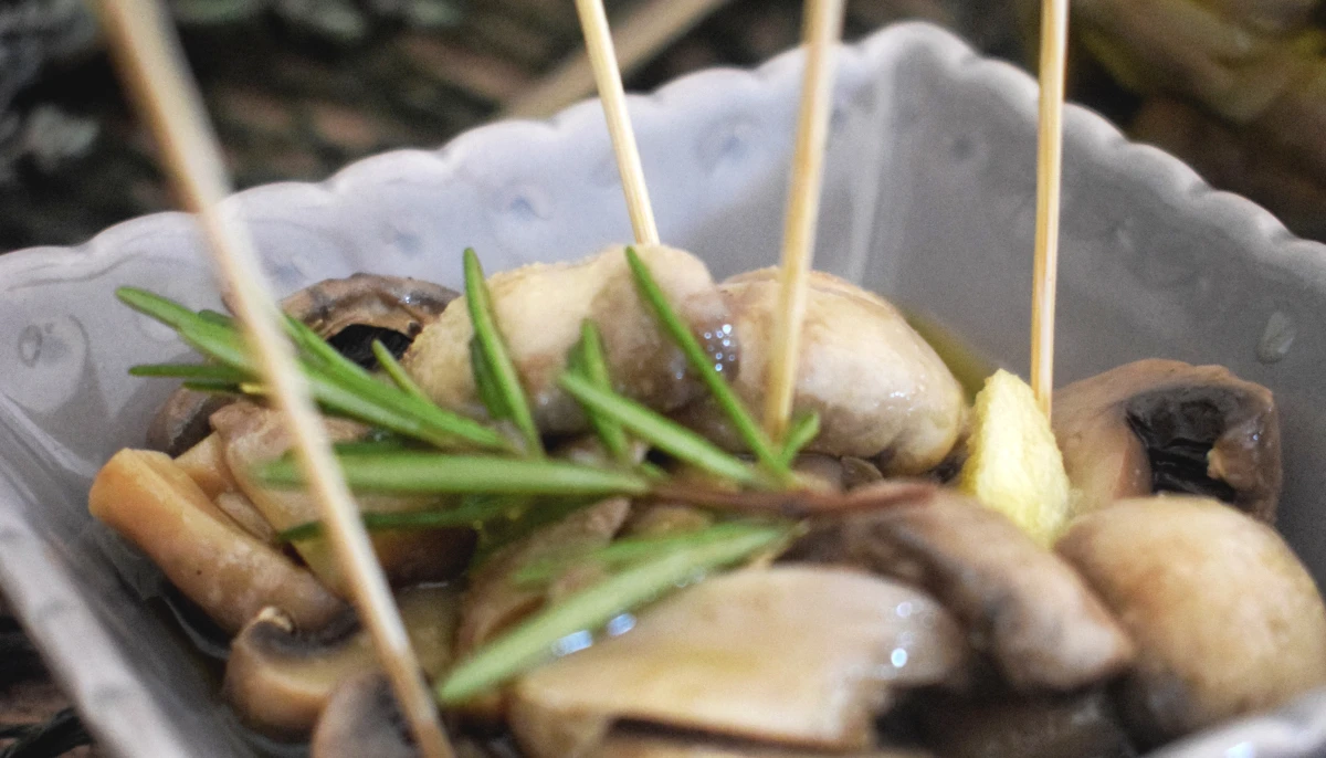 Champignons de Paris à l'huile d'olive