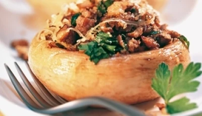 Champignons farcis rapide