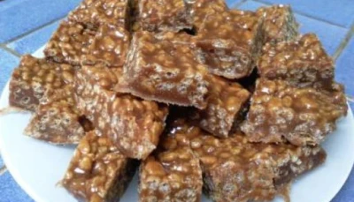Charambars (gâteau carambars/chmallows)
