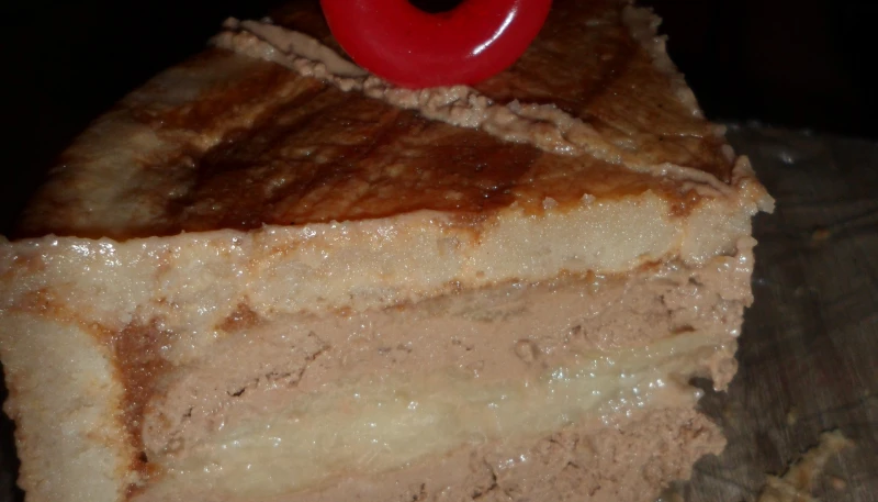 Charlotte au chocolat et aux fruits