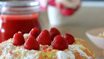 Charlotte aux fraises