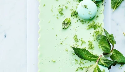 Cheesecake menthe citron vert