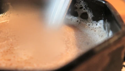 Chocolat chaud au lait végétal
