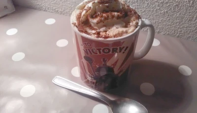 Chocolat chaud spécial coup de barre