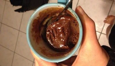 Chocolat mug cake (léger)