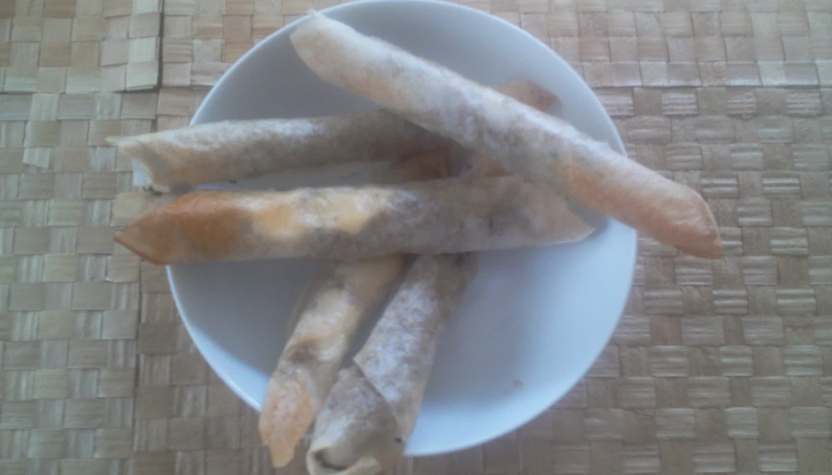 Cigares d'agneau au chèvre