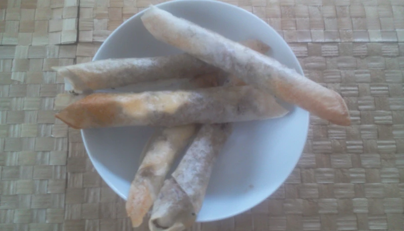 Cigares d'agneau au chèvre