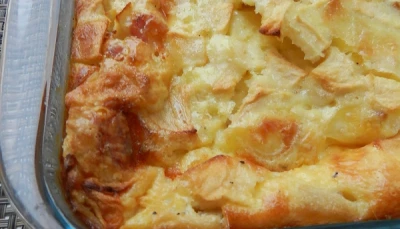 Clafouti aux maroilles et pommes