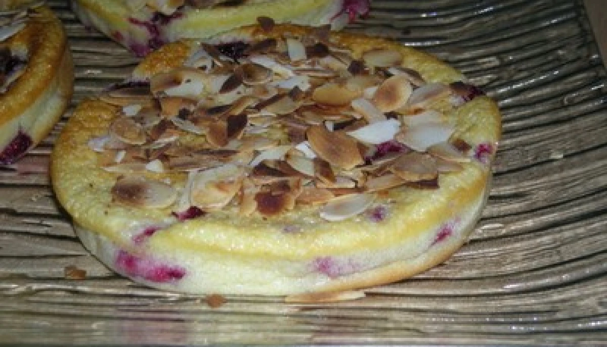 Clafoutis framboises chocolat