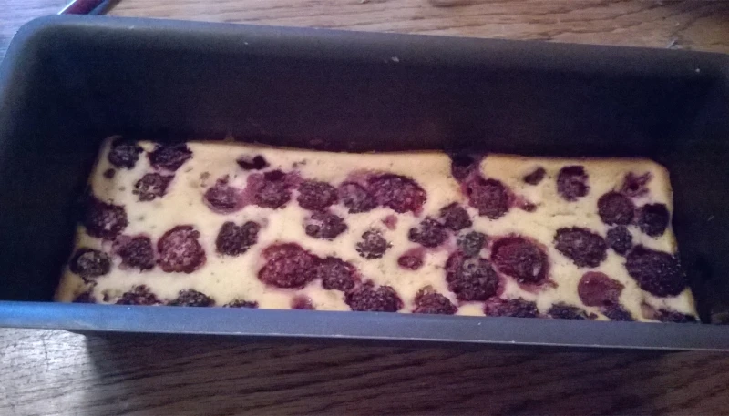 Clafoutis mûres coco