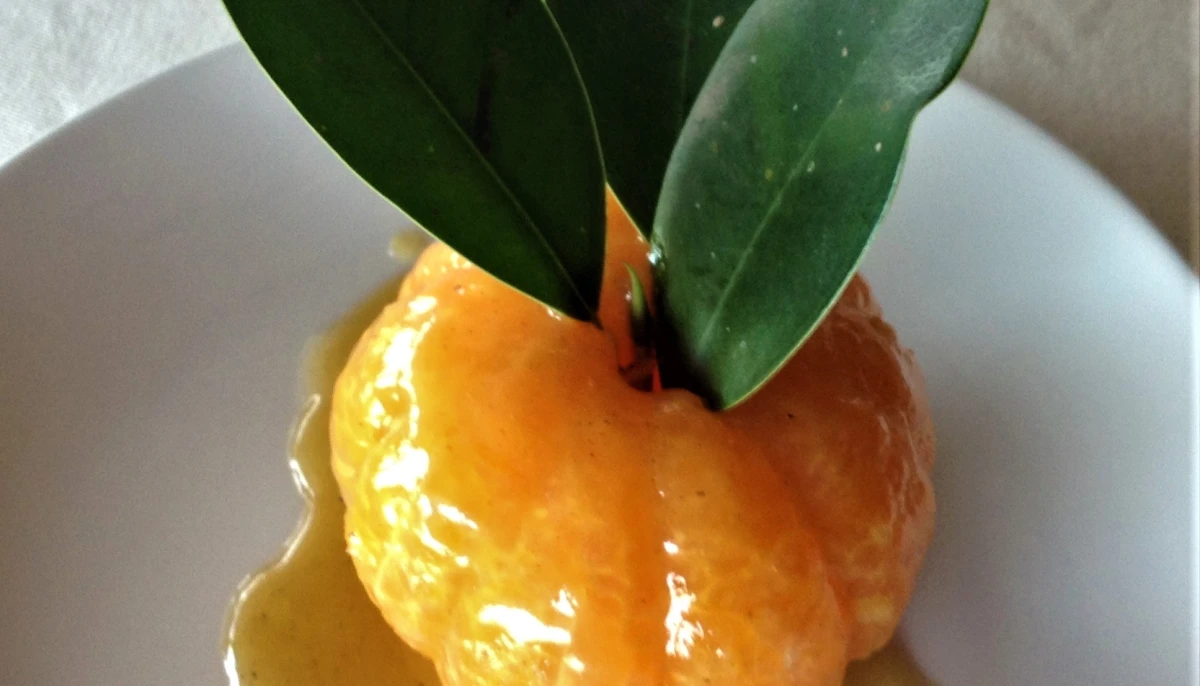 Clémentines rôties au caramel d'orange