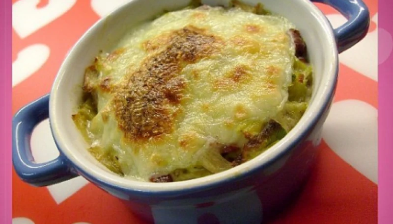 cocottes de poireaux à l'italienne