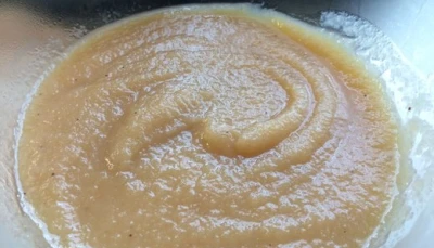 compote de pommes & banane au micro onde