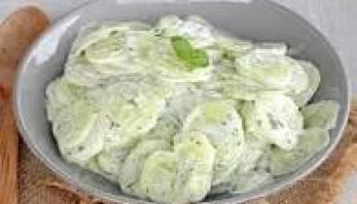 concombre à la crème ( recette polonaise)